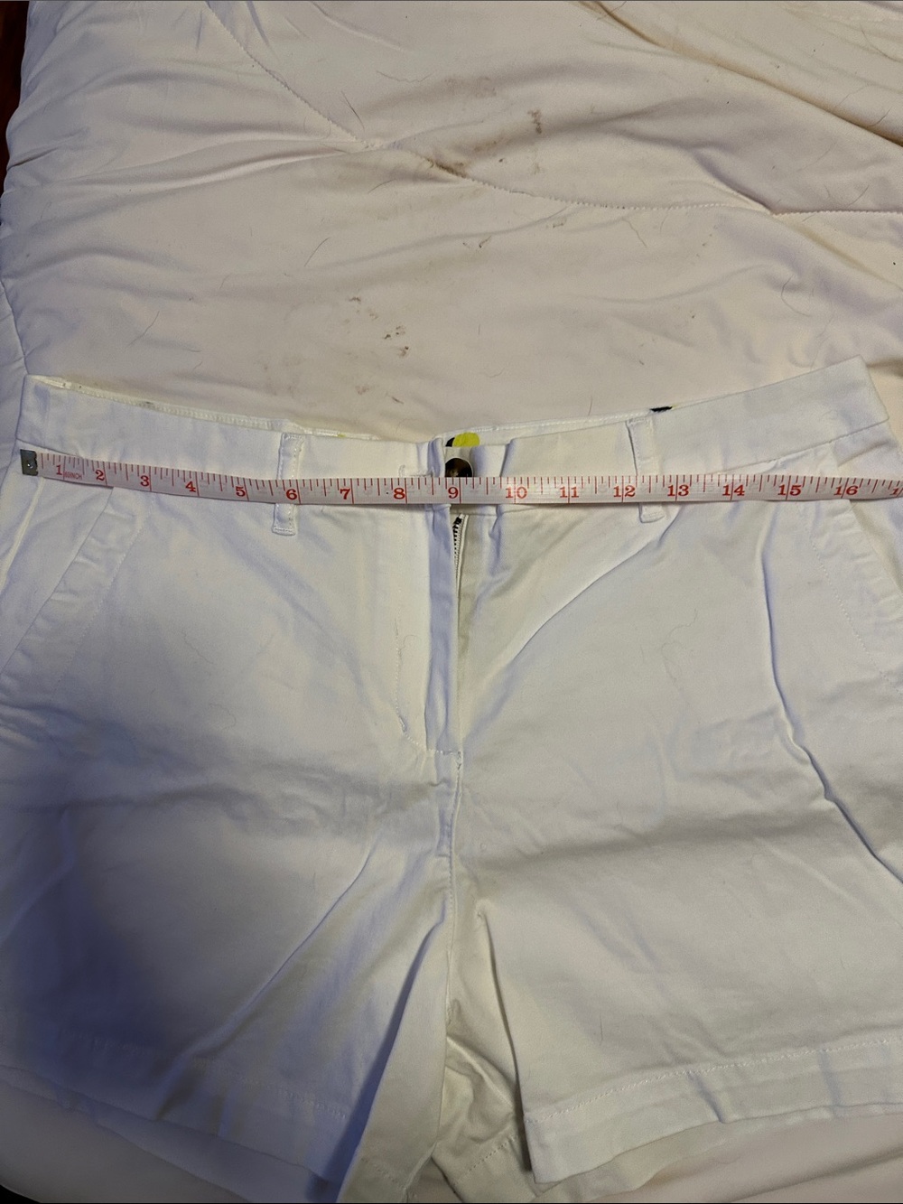 Boden White High-Waist Cotton Shorts - Picture 3 of 5
